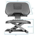 thumbnail image 3 of Mount-It! Under Desk Office Footrest with 3-Level Height Adjustment and Rolling Massaging Surface, 3 of 10