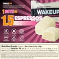 thumbnail image 2 of WAKE UP! Caffeinated Vanilla Creme Protein Bites - Proprietary Blend with 175mg Caffeine (1 Bite = 1.5 Espressos) – Gluten-Free, Vegetarian, Kosher – Energy Snack for Focus & Clarity – 8 Pack, 2 of 8