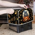 thumbnail image 3 of ZUXONGSY Halloween Black Cat Toaster Cover 2 Slice Toaster Dust Cover Wide Slot Fingerprint Protection Pumpkin Compatible with Most 2-Slice Toasters Halloween Decor, 3 of 7