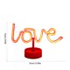 thumbnail image 3 of Luz Led con Forma de San Valentín, Decoración de Color, Luz de Neón con Base Redonda Usb, 3 of 6