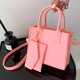 thumbnail image 1 of Bolso de hombro rómbico para mujer Bolso bandolera de fieltro Bolso tipo cartera simple y elegante (rosa), 1 of 5