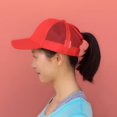 thumbnail image 3 of Women Adjustable Baseball Cap Outdoor Summer Hats Mesh Net Trucker Hat, 3 of 3