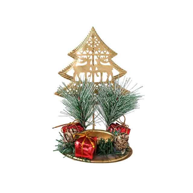 Golden Iron Window Display Candle Holder Tray Candles for Windows Window Candle Lights