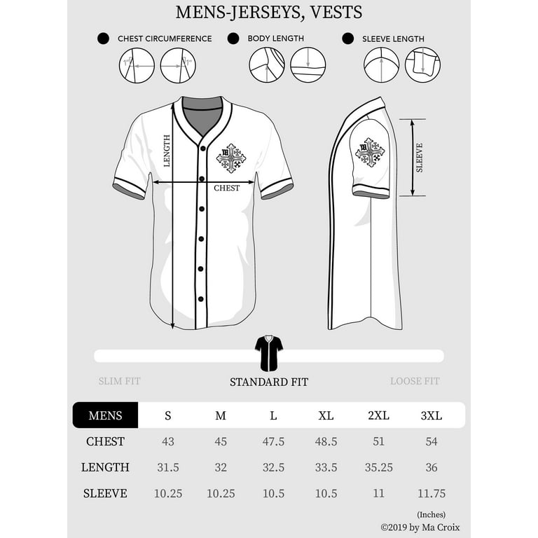 Ma Croix Mens Team Sports Printable Blank Jersey Baseball Collar Button Up T Shirts, Men's, Size: Medium, Red