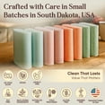 thumbnail image 6 of Amish Farms Original Recipe Bar Soap Value Pack, 8 Easy-Grip Hydrating Bars 5 oz Each for Face Body Hair, Tin Tub Collection, 6 of 8