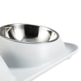 thumbnail image 5 of Elevated Slanted Stainless Steel Cat & Dog Bowls Dishes for Food and Water – Cat Food Bowl – Dog Food Bowl - Stainless Steel Dog Bowls - Pet Dish Set, Small Dog 15°Tilted Raised Food Feeding Dishes, 5 of 9