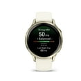 thumbnail image 2 of Garmin Venu 4 GPS Smartwatch - 41mm Lunar Gold with Bone Silicone Band, 2 of 12