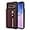Red Wine, variant on Samsung Galaxy S10 Case with Card Holder for Women, Samsung Galaxy S10 Phone Case Wallet with Credit Card with Ring Kickstand Zipper Shockproof Slim Stand Case - Black