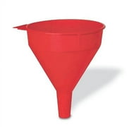 WirthCo 32001 Funnel King Red Polyethylene Safety Funnel - 2 Quart Capacity