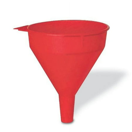 WirthCo 32001 Funnel King Red Polyethylene Safety Funnel - 2 Quart Capacity