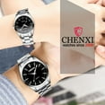 thumbnail image 3 of Mens Watches CHENXI Brand Stainless Steel Luxury Watch Men Top Brand Quartz Waterproof Clock Fashion Casual Male Wristwatch, 3 of 7