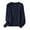 Navy, variant on Clearance! Womens Tops Ladies' Solid Tone Buttoned Mercerized Cotton Loose Sweater with Cardigan Jacket Plus Size Tops for Women Pink,3Xl