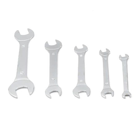 Yammee Compact Wrench Open End Wrench Set Metric Ultra Thin Double End Spanner for Home
