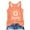 Orange [tank tops for women on sale clearance], variant on Racerback Tank Tops for Women Running Vest Loose Fit Casual Sunflower Graphic Tees Summer Sleeveless Workout Shirts Trendy Athletic Tanks Cami Womens Tank Tops Yellow, XXL