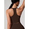 thumbnail image 3 of CRZ YOGA Hugcurve Racerback Longline Sports Bra for Women Size XS-2XL, 3 of 6