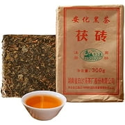 Baishaxi Dark Tea Fu Zhuan Organic Brick Tea China Anhua Black Tea Fu Cha 300g(0.66LB)