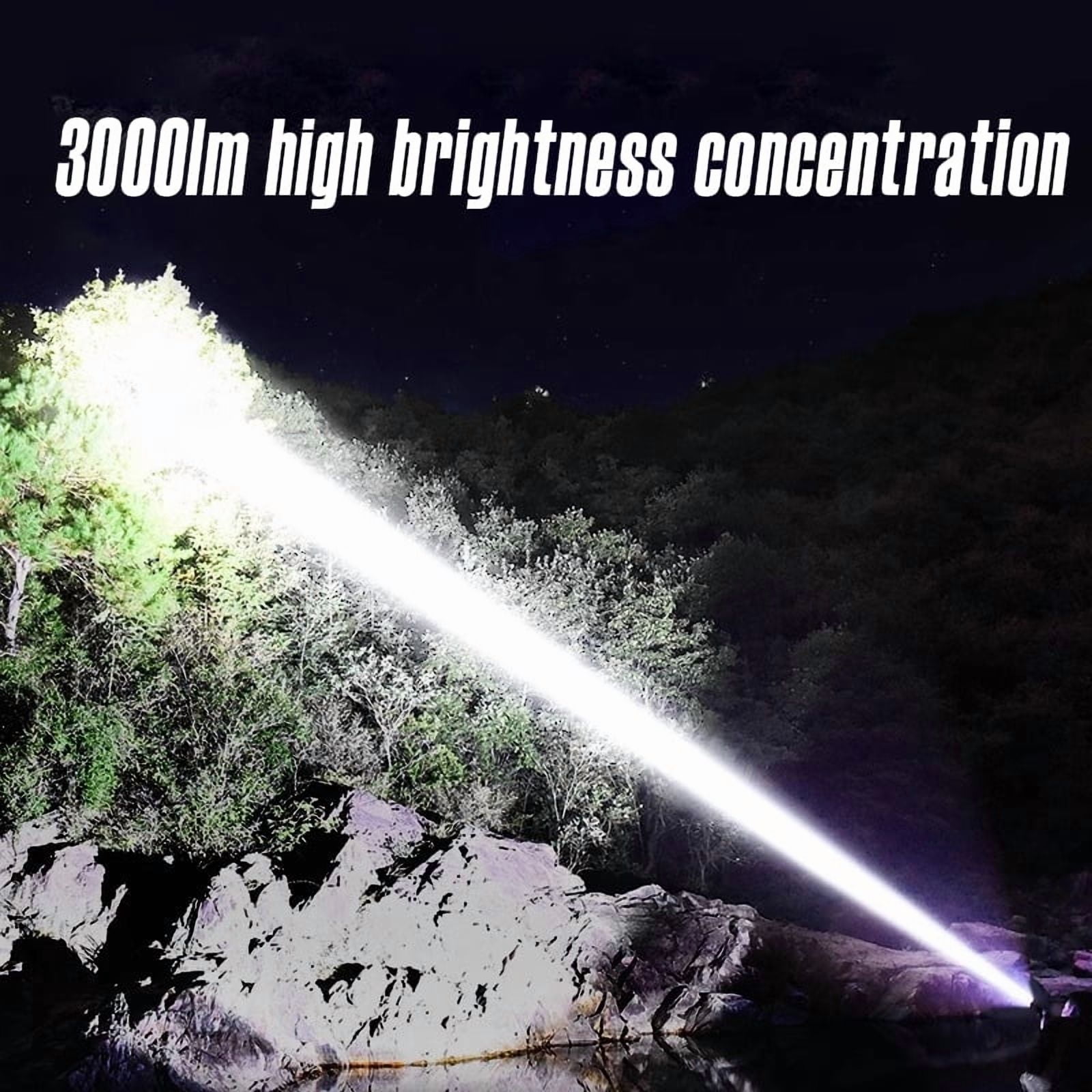 light fire in wild 100000 High Lumens ignition Flashlights,Usb Rechargeable Powerful Waterproof Super Very Bright Lighting,Aluminum alloy