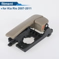 thumbnail image 4 of Rear Left Passenger Side Interior Door Handle for Kia Rio 2007-2011 Inside Door Handle No.836101G000 Beige Black 1 Pc, 4 of 6