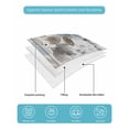 thumbnail image 4 of Quilt King Size Bedding Set, Blue Brown Spring Floral Reversible Summer Quilt 3 Pieces, Watercolor Botanical Vintage Lightweight Bedspreads Coverlets with 2 Pillow Shams for All Seasons, 4 of 5