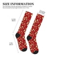 thumbnail image 2 of Lsque Fire Extinguisher Pattern Sport Compression Socks for Men & Women 15-20 mmHg Knee High Nurse Pregnant Running Medical and Travel Athletic, 2 of 6