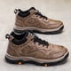 thumbnail image 4 of Zapatos de hombre de otoño e invierno, zapatos casuales cálidos de cuero, zapatos casuales opcionales con forro polar de caña alta, zapatos de moda para herramientas para hombres, 4 of 6