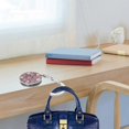 thumbnail image 2 of Practical Folding Handbag Hook Portable for Business Traveler and Student Strong Load Bearing Large Capacity Designs White, 2 of 4