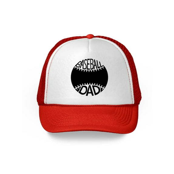 Awkward Styles Baseball Dad Trucker Hat Baseball Hat for Dad Baseball Gifts Father's Day Trucker Hats Sports Dad Snapback Hat Baseball Fans Cheer Dad Trucker Hat Cool Sports Gifts for Dad Father Hat
