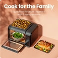 thumbnail image 6 of Chefman EasyAir 15 Qt. Toaster Oven Air Fryer, 5 Cooking Functions & 450°F Max Temperature – Black, 6 of 7