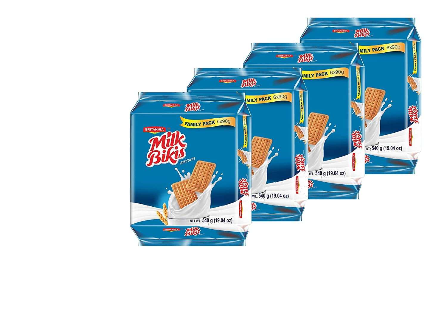 Britannia Milk Bikis Biscuits 19.04oz (540g) Cream Sandwiched Crispy