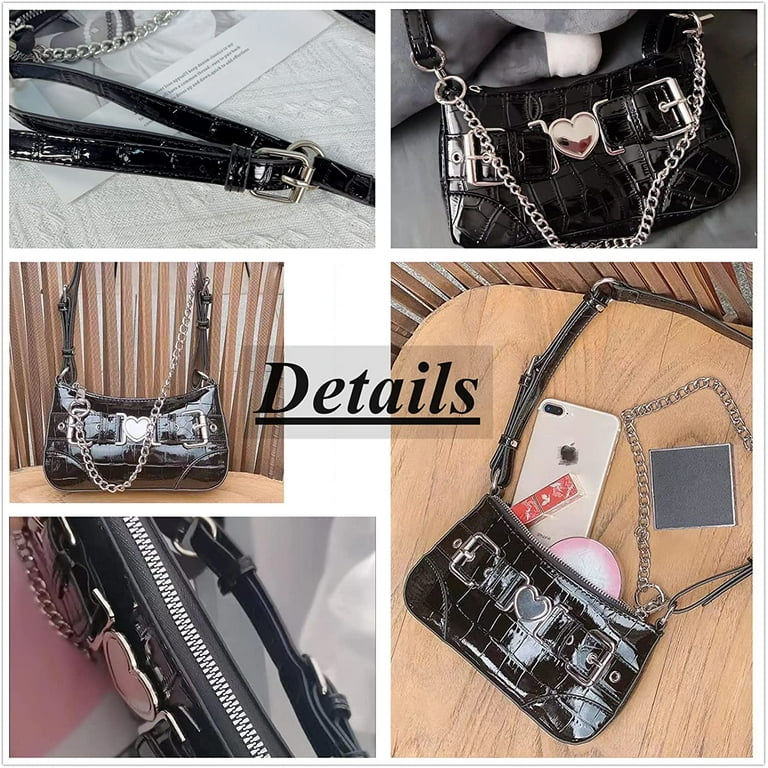 Punk Bag, Sourpuss Gothic Tote Purse Y2K Cool Style Trendy Punk Bag, Sourpuss Gothic Tote Purse Y2K Cool Style Trendy