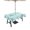 Mint Green, Teal, Aqua Blue, variant on Outdoor Tablecloths with Umbrella Hole & Zipper, Navy Blue Beige Starfish Tablecloth Rectangle 60x84 Inch, Coastal Summer Beach Nautical Waterproof Table Cloth, Patio/Pool/Picnic Table Covers