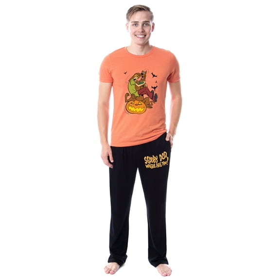 Scooby-Doo Mens' Shaggy Where Are You Sleep Pajama Set Shirt Pants