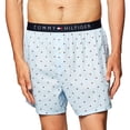 thumbnail image 2 of Tommy Hilfiger Men's Underwear Woven Boxers, Ice, Medium, 2 of 4