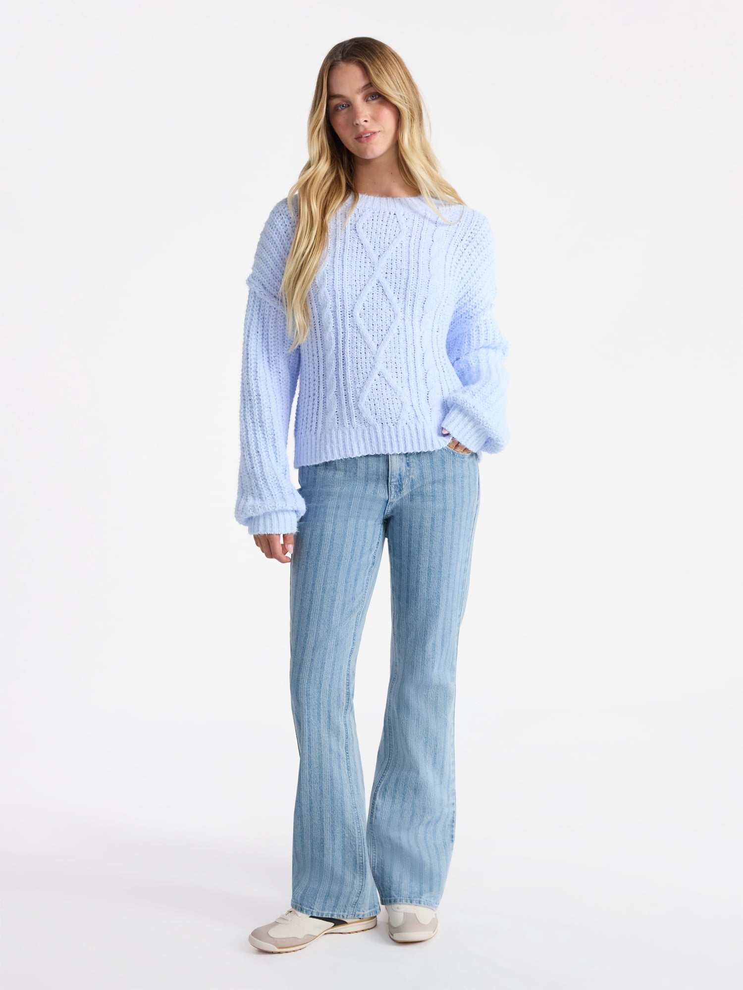 No Boundaries Vintage-Inspired Slim Bootcut Jeans, 32'' Inseam, Women's