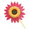 thumbnail image 1 of JINGT Sunflower Lawn Pinwheel Wind Spinner Small Garden Windmill Decor Rose Red, 1 of 5