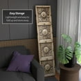 thumbnail image 3 of Oriental Furniture 6 ft. Tall Stone Doorway Canvas Room Divider - 3 Panel, 3 of 7