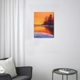 thumbnail image 3 of 12x16 FramePerfect Holder for Your Oil Paintings and Wall Art Prints, Vintage Sunset Home Office Decor, 3 of 7