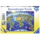 thumbnail image 2 of Rompecabezas con mapa de monumentos mundiales de Ravensburger, 300 piezas, 2 of 6