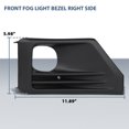 thumbnail image 6 of Front Fog Light Bezel Black Right Passenger Fit For Toyota RAV4 Adventure 2019-2022/Toyota RAV4 TRD Off-Road 2020-2023 TO1039226, 6 of 10