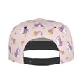 thumbnail image 5 of Flat Bill Trucker Hats for Women Men - Cute Cartoon Ice Cream Print Adjustable Flat Baseball Cap Snapback Hats Dad Hats for Men, 5 of 7