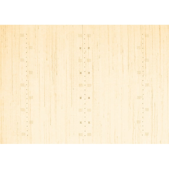 Ahgly Company Indoor Rectangle Solid Brown Modern Area Rugs, 2' x 5'