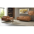 thumbnail image 4 of ViscoLogic DUKE Appuie-Tête Réglable Style Luxe Canapé/sofa en Cuir pour Salon, Causeuse et Fauteuil (Marron) (pour la Région du Grand Toronto Seulement), 4 of 8