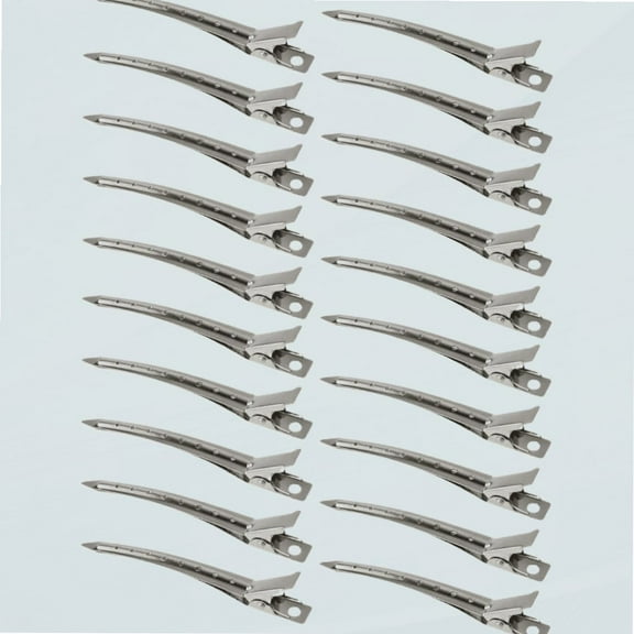 24 Packs Duck Bill Clips Salon Use Metal Hair Clips For Men Women Barbershop Use Hair Clips Hair Clinkers