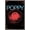 Barnwood Framed Version, variant on Poppy - Red Eclipse Wall Poster, 14.725" x 22.375"