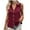 Wine-01, variant on Mittory Women's Casual Collar V Neck Button Down Sleeveless Tunic Blouse Shirt Tank Top
