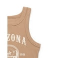 thumbnail image 3 of Wonder Nation Tween Girls Graphic Tank Top, Sizes 4-18, 3 of 3