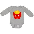 thumbnail image 3 of Inktastic French Fries Funny Food Boys or Girls Long Sleeve Baby Bodysuit, 3 of 5