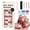 E, variant on 16PCS Cute Halloween Semi Cured Gel Nail Strips, Glow in the Dark Nail, Need UV Light, Halloween Nails Stickers with Ghost Pumpkin Spider Web, Horror Ghost Full Wraps Nail Strips for Women