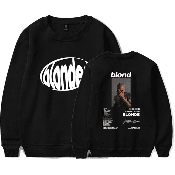 Frank Ocean Merch Sweatshirt Blood Bloode Album Hoodie Long-sleeve Fashion Hip Hop Rapper Unisex Men Women Tracksuit Pullover Coat