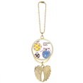 thumbnail image 1 of Porte-clés Voiture Motif Bonbon Rond Angel Pendentif Aile, 1 of 4